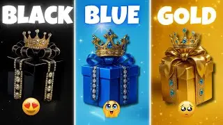 🎁 3 Gift Box Challenge 2025 | Gold ✨ vs Blue 🔵 vs Pink 🎀 | Choose ONE!