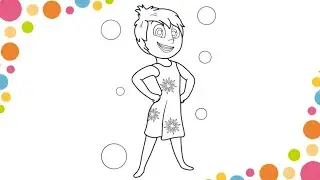 Coloring Joy from Inside Out ✨🎨 | Fun Art for Kids!