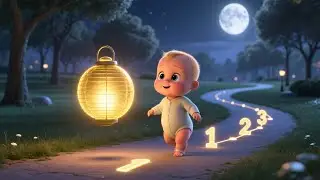 Moonlight Park 123 Go! 🌙🔢 | Fun Counting Song for Kids | Magical Nighttime Learning Rhyme