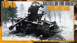 40 rare unseen Pictures & Video - Battle of the Bulge.