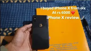 I buyed iPhone X from olx review video #iphone #iphonex #apple #phone 