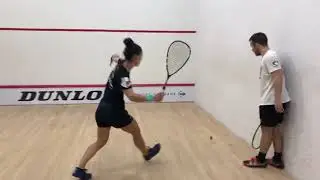Squash Training Session - E-Squash Coach