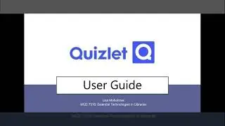User Guide for Quizlet