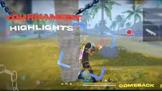 FREE FIRE TOURNAMENT HIGHLIGHTS 🏆 BEST FOR A REASON 🏴&zwj;☠️ RZ&times;Prth!!