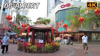 OG Albert Bugis | Chinese New Year 春节 | Singapore Walk | Jan 2022 [4K]