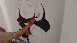 Portrate Marilyn Monroe ||Old man Drawing Step by step