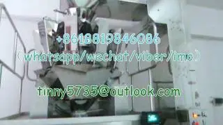 Automatic packaging machine with head weigher,Food packing machine ,Chips packaging machine