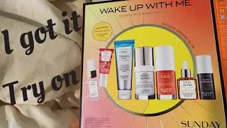 Wake up with me Sunday Riley kit skin care bundle