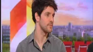 Merlin - Colin Morgan and Alexander Vlahos on BBC Breakfast!!  (Series 5)