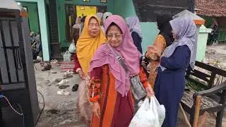 Bubaran acara halidayah di rumah ibu sulis rt 03 lancar