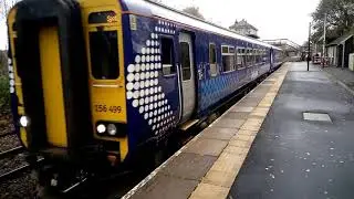 156499 departing Haltwhistle on a service to Morpeth 01/11/19