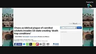 The LORD Will Plague Spiritual Sodom&Egypt By Little & Little #CANNIBAL #LOCUST #FAMINE #PLAGUES