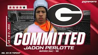 WATCH: 4-star LB Jadon Perlotte commits to Georgia LIVE on 247Sports