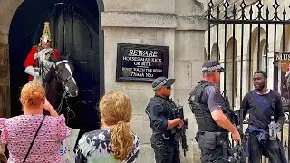 Tourists Cross the Line: Disrespect at Horse Guards