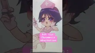 Clip studio tip: Chromatic aberration #clipstudiopaint #arttips #arttutorial