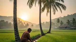 Nature scene of rural Bengal | A dewy morning in rural Bengal | #nature #viral #village #peace 