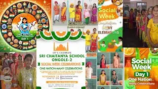One Nation Many Celebrations Indian States Culture & Dishes | Sri Chaitanya School Ong 2