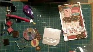 How to make Cookbook Scrapbook - Como fazer Caderno de receitas scrapbook