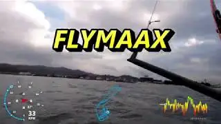 レースカイト　FLYMAAX　2019/12/18　堀江カイトサーフィン