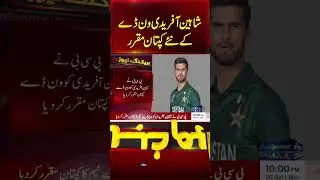 Shaheen Afridi Appointed as New ODI Captain | Samaa TV