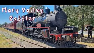 Mary Valley Rattler - Old Steam Train in Gympie, Queensland Australia