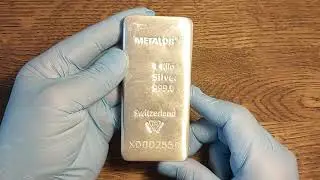 Metalor 1kg Silver Bar