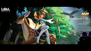 Unstoppable Artemis Gameplay - Legend of Ace | Ranked Monarch MVP Victory!