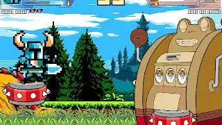 MUGEN battle #1352: Shovel Knight vs Cuphead Bosses