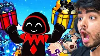 I Opened 50 Christmas Gifts in Blox Fruits Roblox