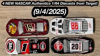 4 NEW NASCAR Authentics 1/64 Diecasts from Target! (9/4/2025) 
