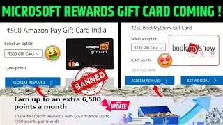 Microsoft Rewards New Update | Amazon & Croma Voucher Remove | Refer and earn 🤑