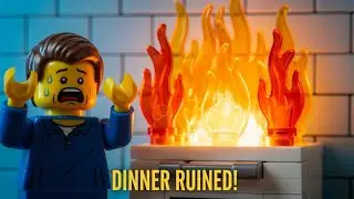 ЛЕГО Провал на Кухне! 🦃🔥 Катастрофа на Ужине - Стоп Моушен