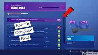 How to Complete New *Horde Rush* Challenges FAST in Fortnite