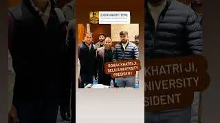 Met Ronak Khatri ji, Delhi University President #sandeepguptavlogs #trending #shorts