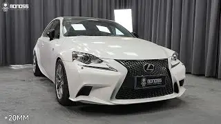 Best Fitment for 2013 Lexus IS BONOSS Wheel Spacers Front 20mm Rear 25mm Before and After