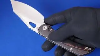 CKF/ROTTEN EVO 3.0C SUPER TIMASCUS CLIP DARK TI HANDLE ZIRCUTI PIVOT COLLAR