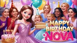 Happy Birthday nova 🎉 | Personalized Birthday Song with Name