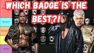 WHAT IS THE BEST BADGE? - MyFACTION BADGE TIER LIST | WWE 2K25