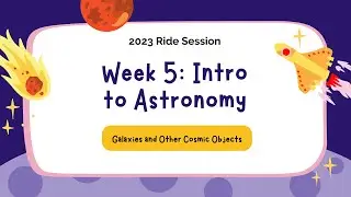 Intro to Astronomy - Galaxies and other Cosmic Objects