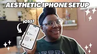 Мой эстетичный домашний экран iPhone iOS 17 настроен для полной ✨ПРОДУКТИВНОСТИ✨ и ✨НАСТРОЙКИ✨