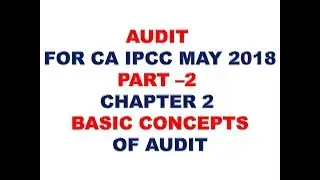 AUDIT FOR CA IPCC MAY 2018 PART 18