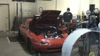 Spocknasty '90 Miata HKS 256 cams ARC Intake Borla Exhaust 126whp 102tq