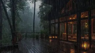 Cozy Forest Bedroom in the Rain 🌧 | Sleep Instantly with Nature Sounds