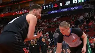 Ime Udoka ejected then Alperen Sengun ejected for calling ref a b*tch vs Celtics