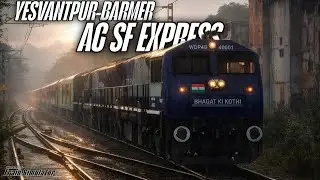 🔴 MSTS LIVE | 14805 Yesvantpur ➝ Barmer AC Express | Pune ➝ Vadodara Journey