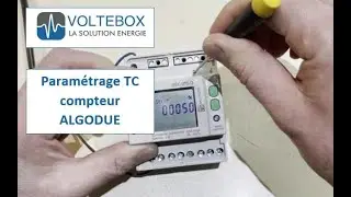 Param&eacute;trage TC Compteur &eacute;lectrique  triphas&eacute; ALGODUE UEC1P5 UEM1P5