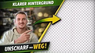 Remove background WITHOUT greenscreen | Or blur it