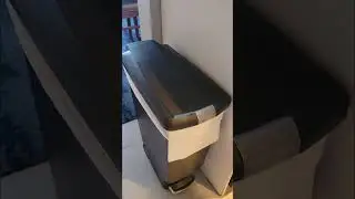 simplehuman 40 Liter / 10.6 Gallon Slim KitchenStep Trash The link is in the description 🔗👇👇