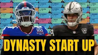 Dynasty Startup Mock Draft | 2025 Dynasty Fantasy Football Strategy & Roster Building