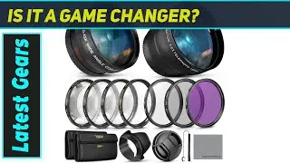 Лучший комплект объективов и фильтров Vivitar 55 мм для Nikon AF-P DX 18-55 мм и Sony